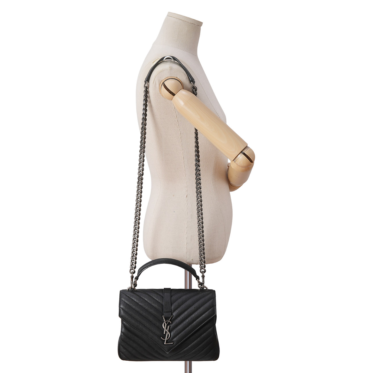 YVES SAINT LAURENT(USED)생로랑 487213 컬리지 미디움 백